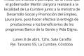 El Gobernador Llaryora visitará La Cumbre el 8 de abril.